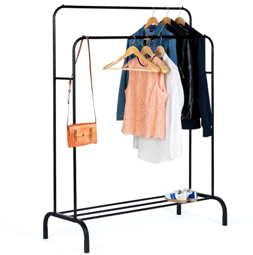 IDMarket - Portant vêtements double PETER penderie XXL, Pour Manteau