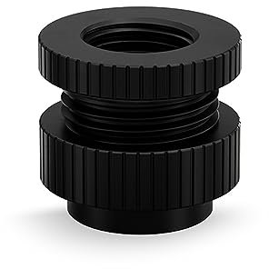 EK Adapter Schwarz - G1/4 Pass-Through, 20 mm, für Radiator, Desktop