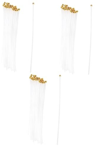 BESPORTBLE 600pièces Drapeaux Plastique avec Hampe pour Événements Festifs Bâtons De Drapeau Handheld Et