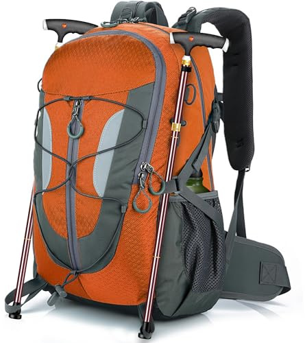 OUUTMEE Zaino da trekking impermeabile da 30 l/40 l, zaino da trekking per uomo e donna, zaino da viaggio leggero per campeggio all'aperto, trekking, arrampicata, viaggi, alpinismo