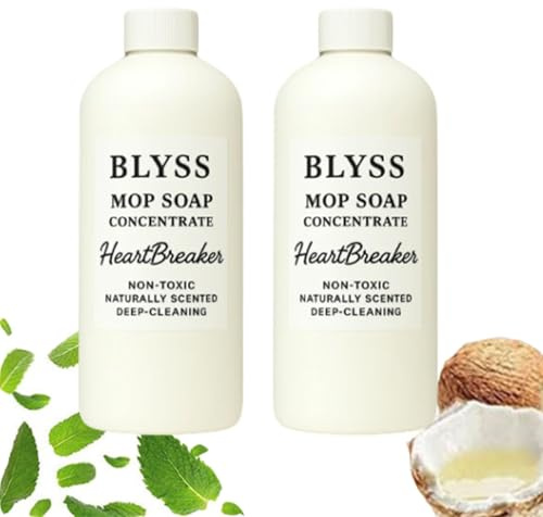 Savon Pour Serpillière Blyss, Savon Aromatique Blyss Brazilian Waves, Agents Nettoyants Pour Sols De Luxe Hautement Parfumés, Parfum Longue Durée, Multisurfaces, Nettoie En Profondeur(2pcs)