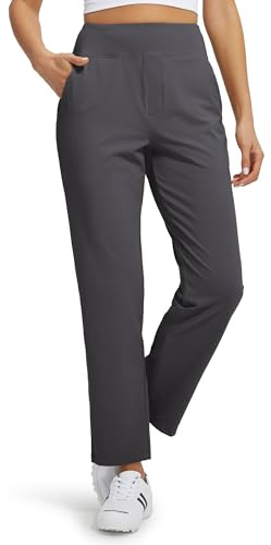 Libin Pantalon De Jogging 7/8 Fluide pour Femme | Pantalon De Sport Extensible Décontracté Léger Business Pantalon De Course Et Fitness En Molleton Avec Poches