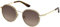Guess Unisex-Erwachsene GU7556 32F 51 Sonnenbrille, Gold (ORO/Marrone Grad)