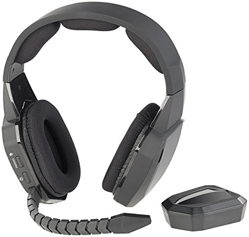 auvisio kabelloses Headset: Digitales Gaming-Funk-Headset mit TOSLINK & 12-Stunden-Akku, 2,4 GHz (Funkkopfhöhrer, Funkheadset, PS4)