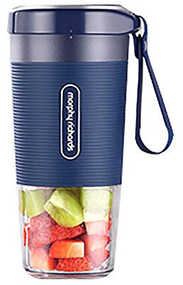 LRBBHJBB Licuadora Portátil USB Recargable,Batidora de Vaso Individual Extractor de Zumos,Mini Portable Blender Juicer,7.4V 300ml 700mAhx2 Remover/azul / 300ml