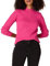 Amazon Essentials Pull Torsadé Léger Coupe Classique à Manches Longues et Col Montant Femme, Rose Vif, L