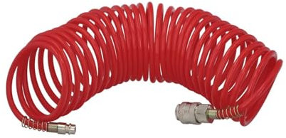 WOLFPACK LINEA PROFESIONAL Manguera Espiral Aire Comprimido 7,5 metros Adaptador Rápido