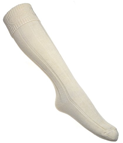 WB SOCKS Childrens Cream KILT HOSE