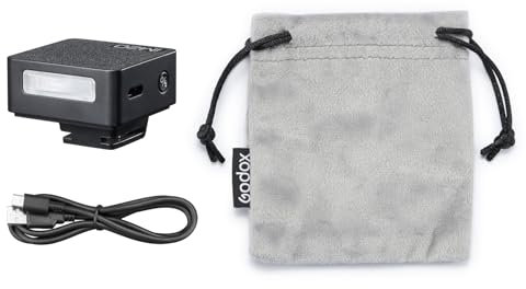 Godox iM20 Mini-Blitzgerät für Canon, Sony, Fuji, Nikon 6000K±200K with Optical Control S1/S2,3s Ladezeit, ca. Lithium Battery, Leichter tragbarer Mini-Kamerablitz