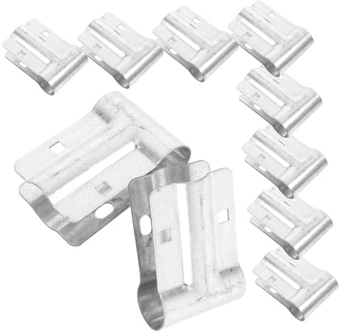 TOBBOMEY 10 pezzi Clamp T per Serra Raccordi Metallo Resistenti per Giunzioni Accessori per Facile Installazione e Stabilità