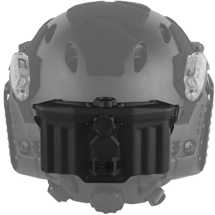 Battery Case Tactical Modular ARC Rail Battery Box Dummy, for Tactical Helmet NVG Mount Paintball Shooting Hunting(Black)