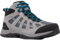 Columbia Redmond 3 Mid Waterproof, Wasserdichte mittelhohe Trekking- und Wanderstiefel, Graphite/Black,