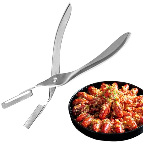 Pelador de Cangrejos de Río | Utensilio para Pelar Mariscos - Peladora Ergonómica De Acero Inoxidable Para Mariscos Cangrejos Gambas Y Cocina