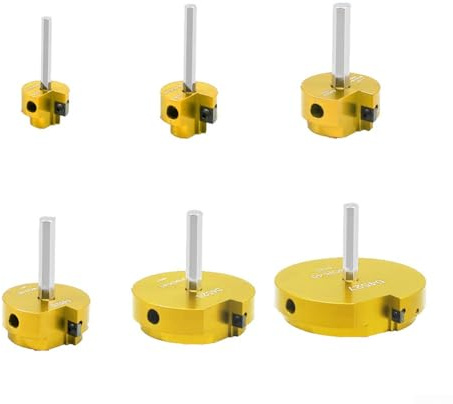 Lot de 6 alésoirs de tuyaux en PVC avec 6 tailles pour des tâches de plomberie précises, ensemble d'alésoir de tuyau en PVC pour 40, tuyaux CPVC et ABS