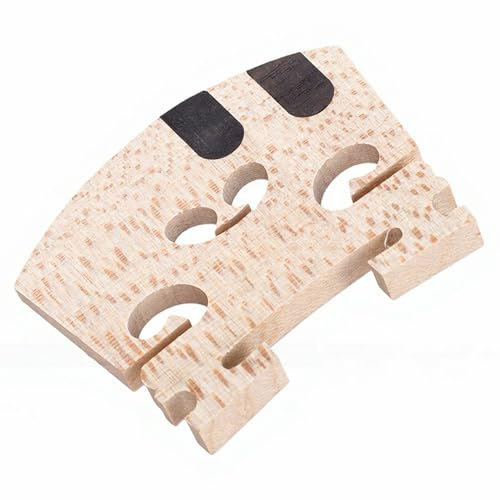 GOWENIC Ponte per Violino Professionale in Acero 4/4 | Ponte in Legno Leggero Premontato per Parti di Corde di Violino Acustico