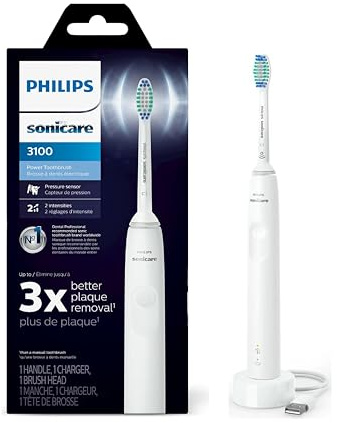 Philips Sonicare ProtectiveClean Removes up to 2X More Plaque, Long Lasting 14 Day Battery Life Rechargeable Electric Toothbrush