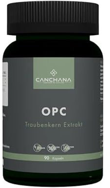 Canchana OPC Traubenkern Extrakt Kapseln, 90 Stück, Vegan