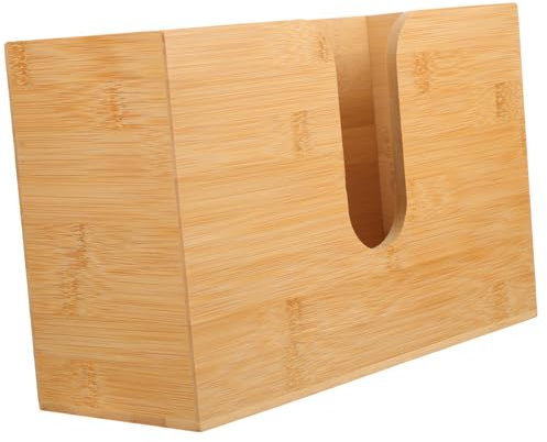 PHENOFICE Portasciugamani Da Parete Per Bagno E Cucina Dispenser Per Tovaglioli Portapiatti Di Carta in Legno