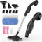 Fastest Heating Steam Mop with Handheld Steam Cleaner, 250ML Powerful Floor Steamer for Cleaning Hardwood, Laminate Floor, Wall, Glass and Grout, 17 Multi-purpose Accessories & Washable Pads