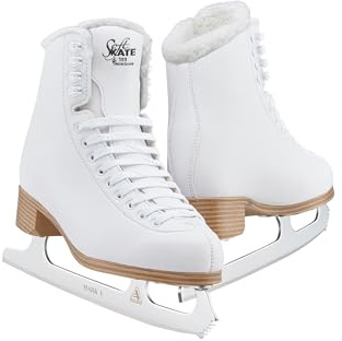 Jackson Classic Womens/Girls Figure Ice Skates, Medium Width, Fleece Womens Size 7