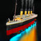BrickBling LED-Beleuchtung Kompatibel mit Lego Creator Expert Titanic-Bauset 10294 (Kein Modell), DIY-Beleuchtungsset für Titanic-Schiff für 10294 – verbesserte Version
