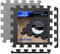 BodenMax Bodenschutzmatte Fitness Unterlegmatte Sportmatten Turnmatte rutschfest Pool Puzzlematte Fitnessraum Fallschutzmatten | 30x30x1cm Schwarz | 108 Stück