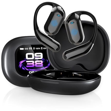 Serlium Sprachübersetzer Ohrhörer,140+Sprachen Echtzeit-Übersetzung, Kabellose 2-Wege-HD-Sound für iOS und Android, ​​Vero Velo Übersetzer-Kopfhörer​​ mit Ohrdruckausgleich für Reisen/Studium(Schwarz)