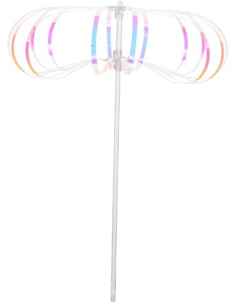 TOYANDONA Regenbogen Drehstab Wicked Toys Twirler Seifenblasenstab Für Dazzle Party Seifenblasenwerkzeug Party Seifenblasenstab Partygeschenk Stab Kleinkind Weihnachtsstöcke