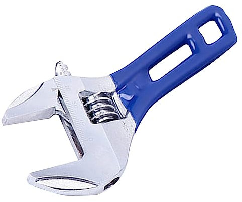 DIYEAH Llave inglesa mono llaves ajustables apretones llave de boca ancha llaves inglesas Apertura de una llave de mandíbula ancha llave ancha llave multifuncional portátil acero