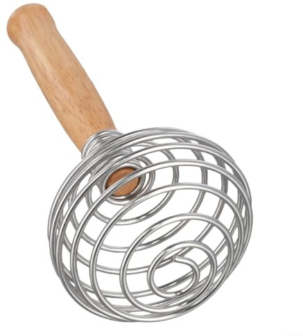 Fouet manuel de cuisine avec ressort en spirale pour cuisson et cuisson