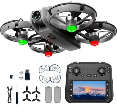 QQCHGOL Drone Quadricoptère ≤129g Caméra 2K