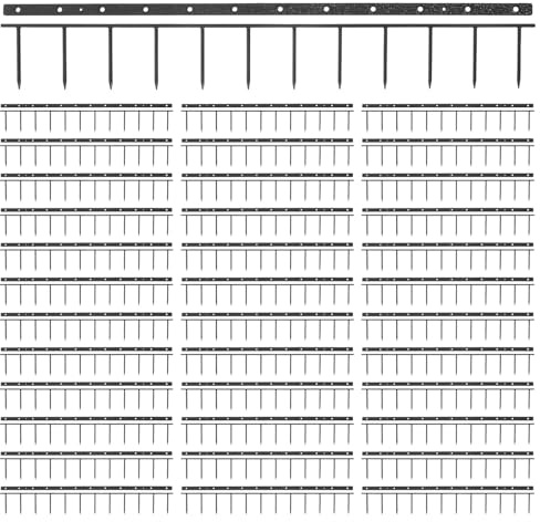 TOPBATHY Binding Spines for Binding Machines 100pcs 1 Inch Black 12-Tooth Strips Quick Assembly and Efficient Bulk Document Management, for Urgent Meetings and Business Reports