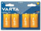 Varta Longlife, Batterie,4 Stück, D
