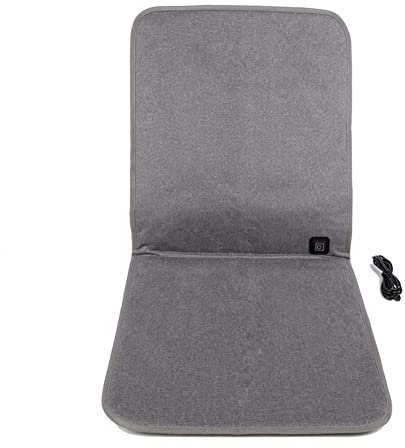 DAZZLEEX Coussin de siège électrique USB, 5 V 2 A, 3 modes USB, coussin chauffant électrique, coussin chauffant pour l'hiver, 43 x 90 cm