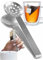 Tea Bag Squeezer Tongs | Stainless Steel Solid and Strainer Parts | Easy & Effective Tea Tool Extraction + No More Burned Fingers on Hot Tea Bag