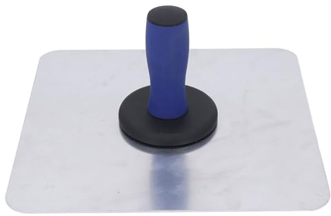 Drywall Hawk Plastering Hawk Aluminium Mortar Board Holder with Soft Grip Handle for Cement Stucco Mud Application Trowel 30x30cm