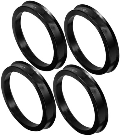 POPETPOP 4piezas Anillos De Centrado para Cubo De Rueda De Coche Adaptadores De Plástico para Cubo De Rueda Uso Decoraciones Exteriores De Coche
