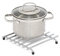 simplywire – Trivet – Heat Resistant – Kitchen Worktop Protector – Square - Chrome