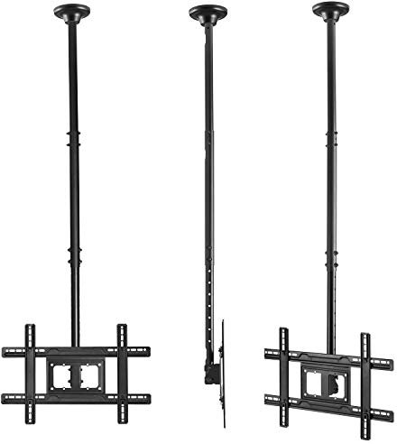 Maclean MC-803 Support de Montage au Plafond pour téléviseur à écran Plasma LCD OLED QLED LED 23-100 Max 50 kg Max VESA 600x400