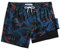 MaaMgic 5 Mens Swim Shorts with Compression Liner 4-Way Stretch Bathing Suit Swimming Shorts with Pockets,5.5 Black Palm,XL