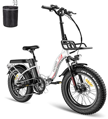 Fafrees F20 MAX Elektrofahrrad Damen 20 Zoll Fettfeifen 4 Zoll mit 48V 22,5AH Akku [ Offiziell ] 54N.m Ebike Fatbike Klapprad E-Bike Elektrisches Fahrrad Mountainbike 150kg