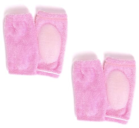 FIBOUND 2 Paires de Manchons de Coude en Gel, Manchons de Coude en Gel Élastiques, Manchons de Coude en Gel de Sport, pour Spa Beauté Maison Manchons de Coude de Spa pour Peau Sèche - Rose