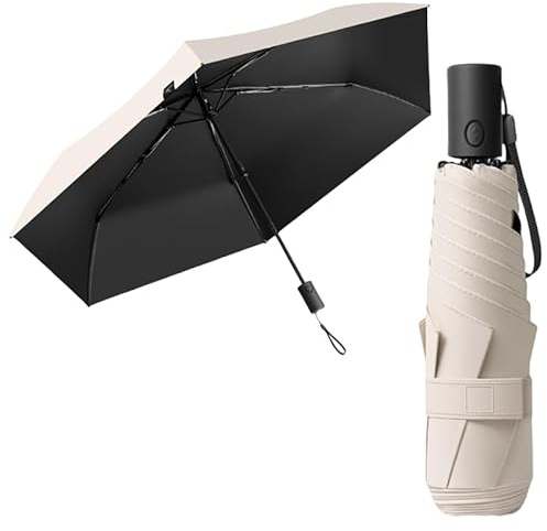 Mini Kids Travel Compact Portable Anti-rebound Folding Umbrella/Protect the safety of children/Automatic Open Close/UV Protection/UPF 50/Pocket Parasol/Rain Sun/Lightweight Small/Backpack/Car/Women