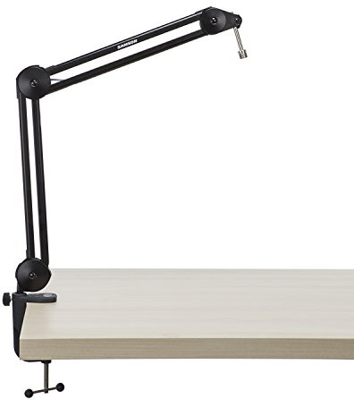 Samson MBA28 28 Microphone Boom Arm Studio Podcast USB Mic Stand w/Desk Clamp
