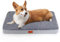 CALIYO Hundebett Kleine Hunde 76x51x7.6cm, Flauschig Hundekissen Hundebett Waschbar, Unterseite Atmungsaktiv Haustierbett Dog Bed Hundematratze