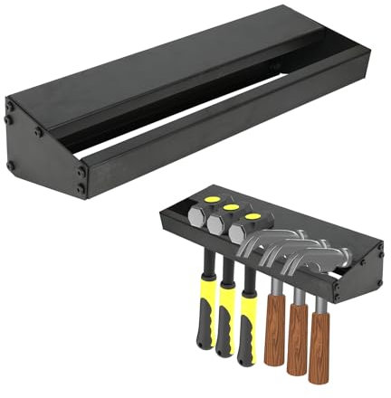 YCBTREE Hammer Holder,Tool Organizer Tool Rack Wall Mount Storage Rack Organizer for Workshop Shed Garage Home Tool Library (Hammer holder)