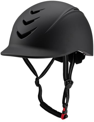 Casco de equitación, Sombrero de Montar a Caballo Suave y Transpirable con Correa Ajustable, Sombreros y Cascos ecuestres contra la colisión de Seguridad para Mujeres Hombres