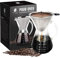 Bean Envy Pour Over Coffee Maker - 20 - oz Borosilicate Glass Carafe - Rust Resistant Stainless Steel Paperless Filter/Dripper - Includes Patent Pending Silicone Sleeve