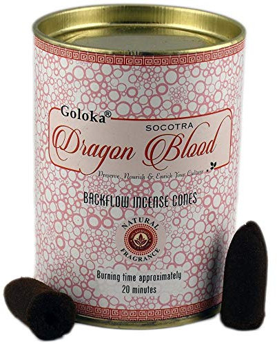 Goloka Backflow Dragons Blood Incense Cones