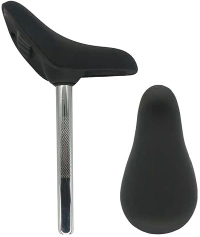 Kinder-Fahrradsattel – bequemes Fahrradsattelkissen | Reiter-Sattel mit Sattelstütze, weiches PU-Kissen, Balance-Fahrradsattel für verbessertes Fahrerlebnis